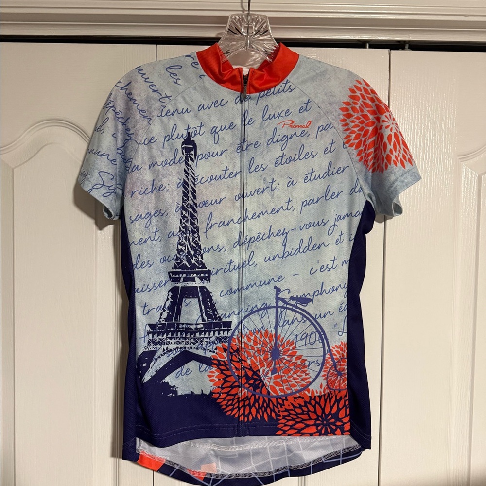 Eiffel Tower Graphic Cycling Jersey